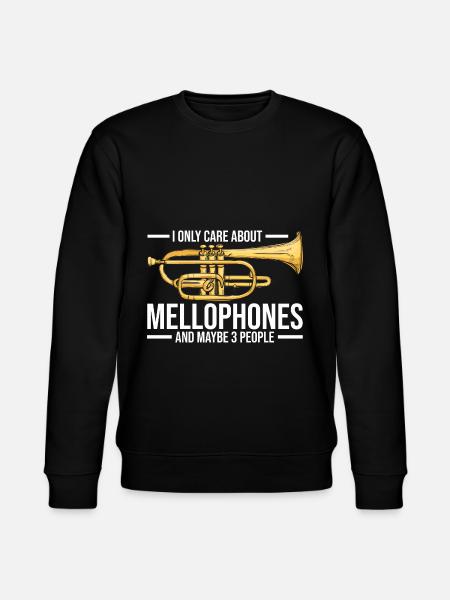 Mellophon Spieler - Stanley/Stella Unisex Bio-Sweatshirt CHANGER  - Schwarz