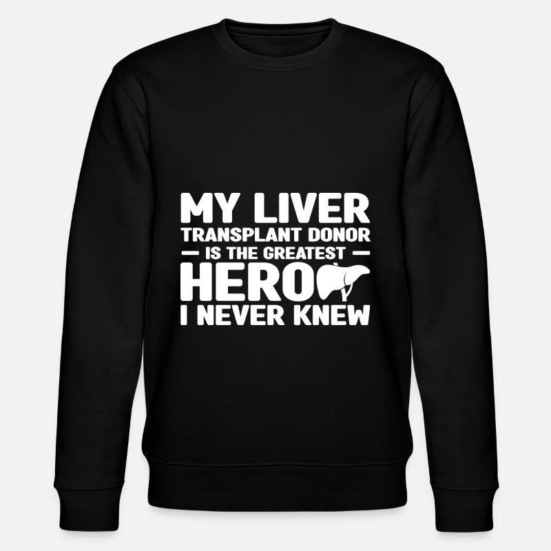 Leberempfänger - Stanley/Stella Unisex Bio-Sweatshirt CHANGER - Schwarz