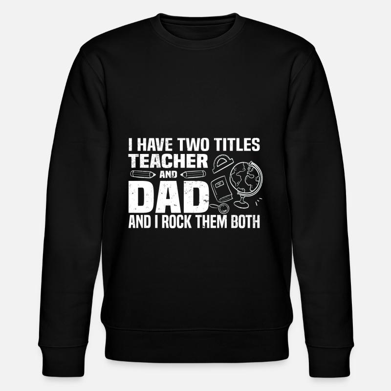 Enseignant - Sweat bio CHANGER Stanley/Stella Unisexe - noir