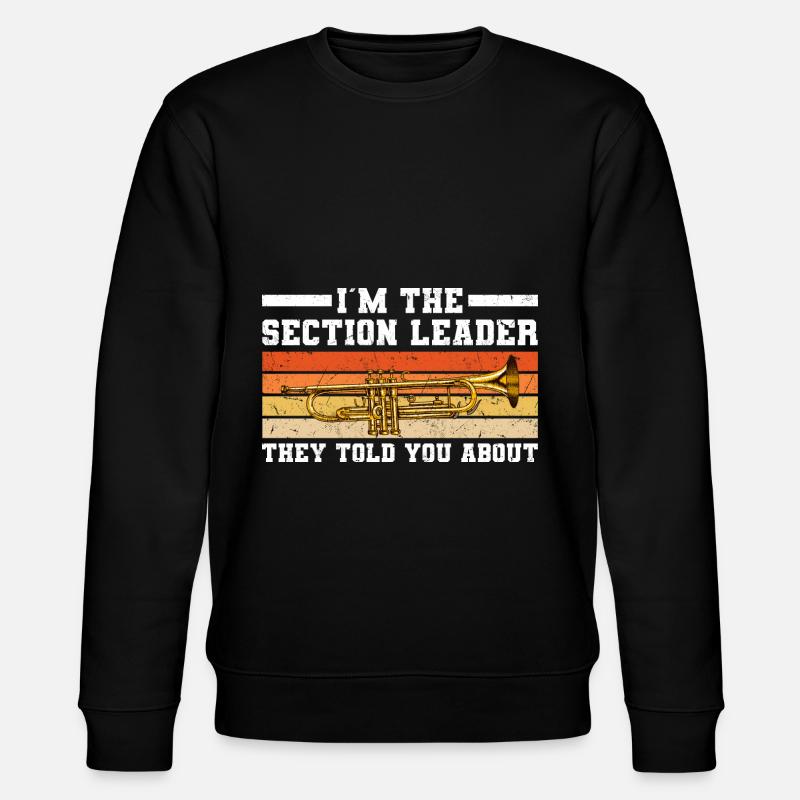 Stabführer Marschkapelle | Band Blasmusik Geschenk - Stanley/Stella Unisex Bio-Sweatshirt CHANGER - Schwarz