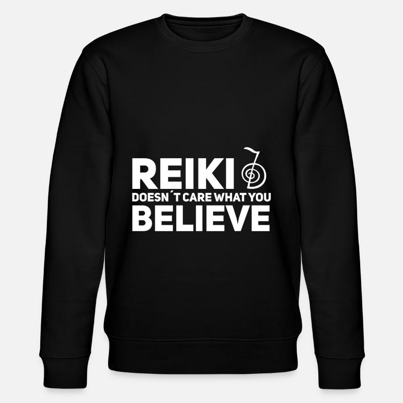 Reiki - Stanley/Stella Unisex Bio-Sweatshirt CHANGER  - Schwarz