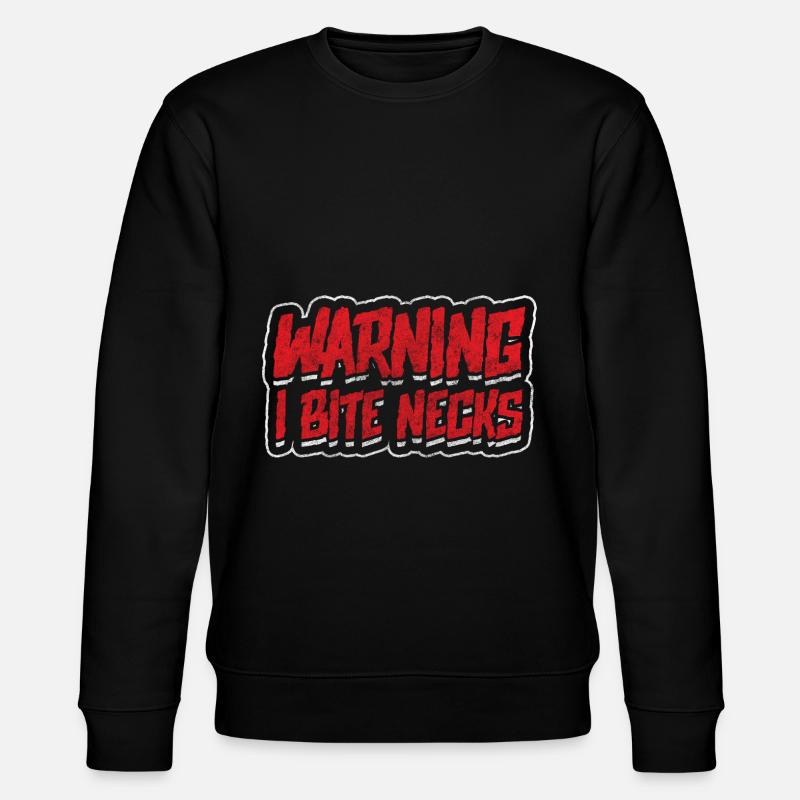 Vampire Horror Fledermaus - Stanley/Stella Unisex Bio-Sweatshirt CHANGER  - Schwarz