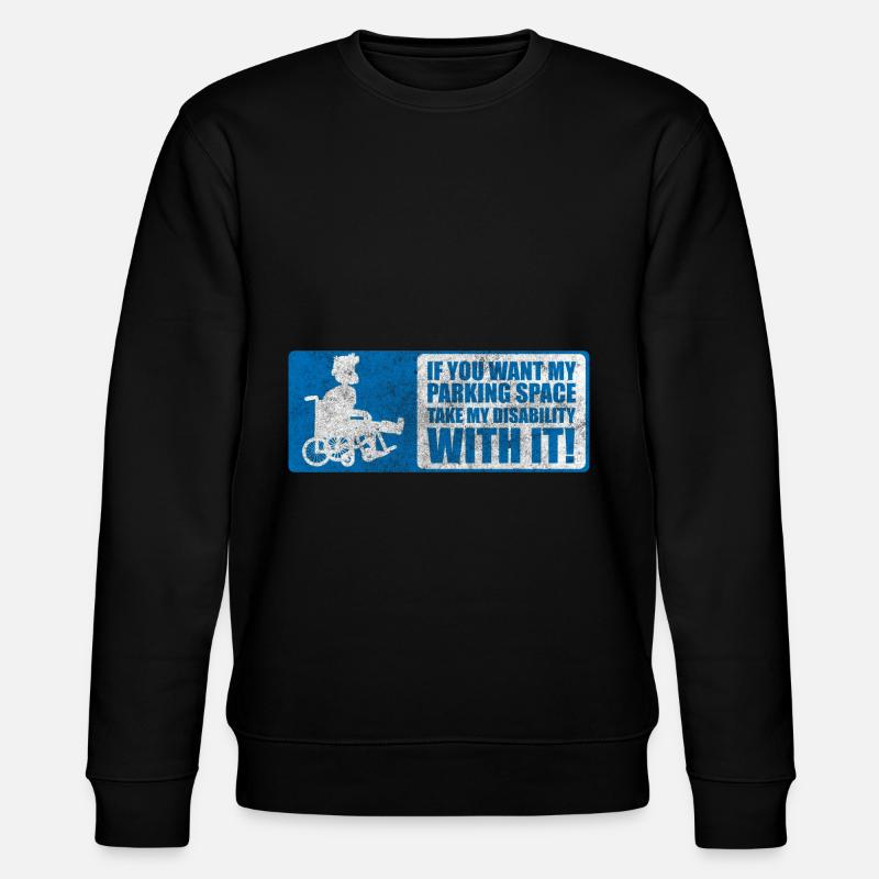 Disability Handicap - Sweat bio CHANGER Stanley/Stella Unisexe - noir