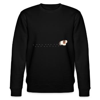 Meerschweinchen Haustiere Meerschwein - Stanley/Stella Unisex Bio-Sweatshirt CHANGER  - Schwarz - Vorne - Nik (191cm) & Marisol (170cm)