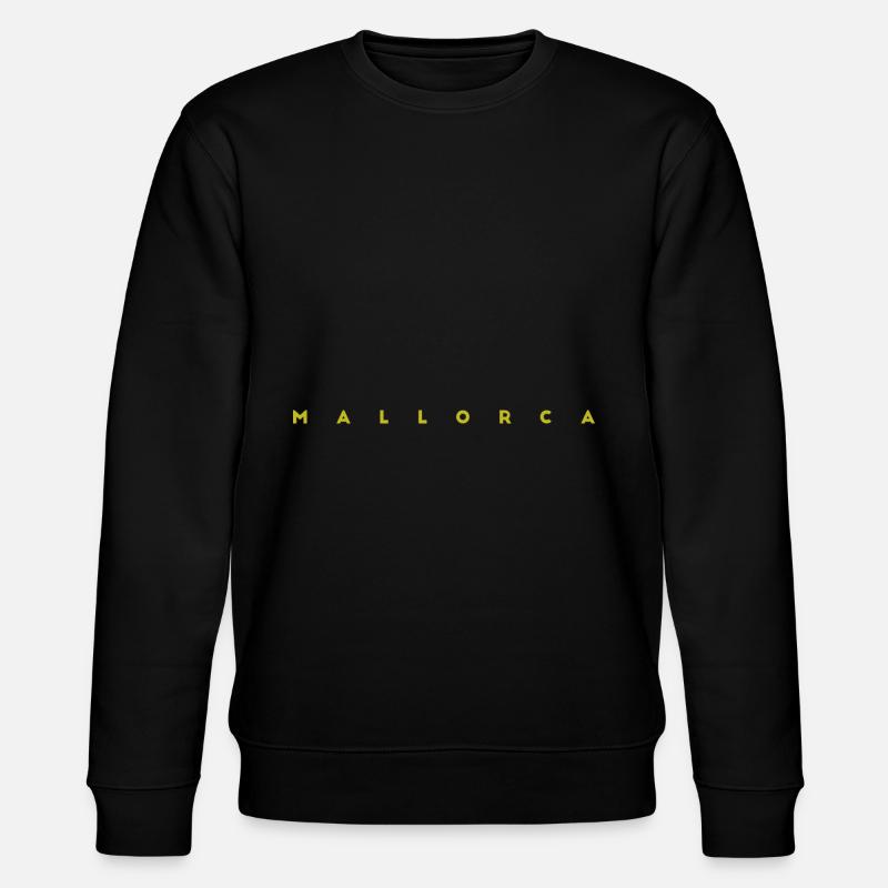 Mallorca Spruch Urlaub Geschenk - Stanley/Stella Unisex Bio-Sweatshirt CHANGER  - Schwarz