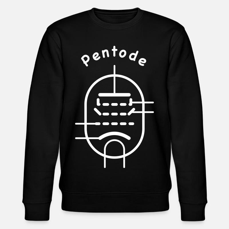 Vakuumröhren-Symbol Pentode - Stanley/Stella Unisex Bio-Sweatshirt CHANGER - Schwarz