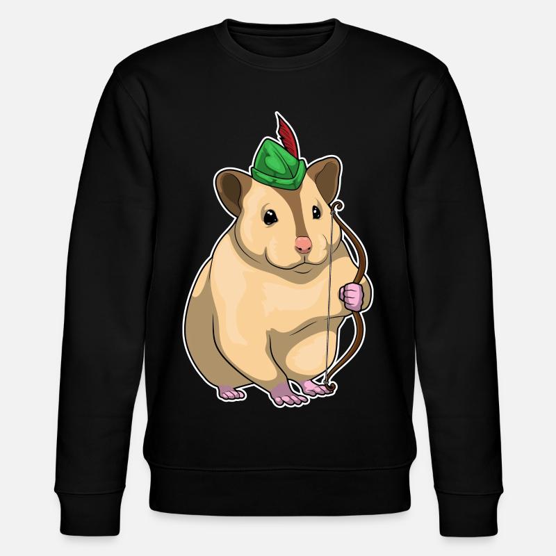 Hamster Archer Bow - Sweat bio CHANGER Stanley/Stella Unisexe - noir
