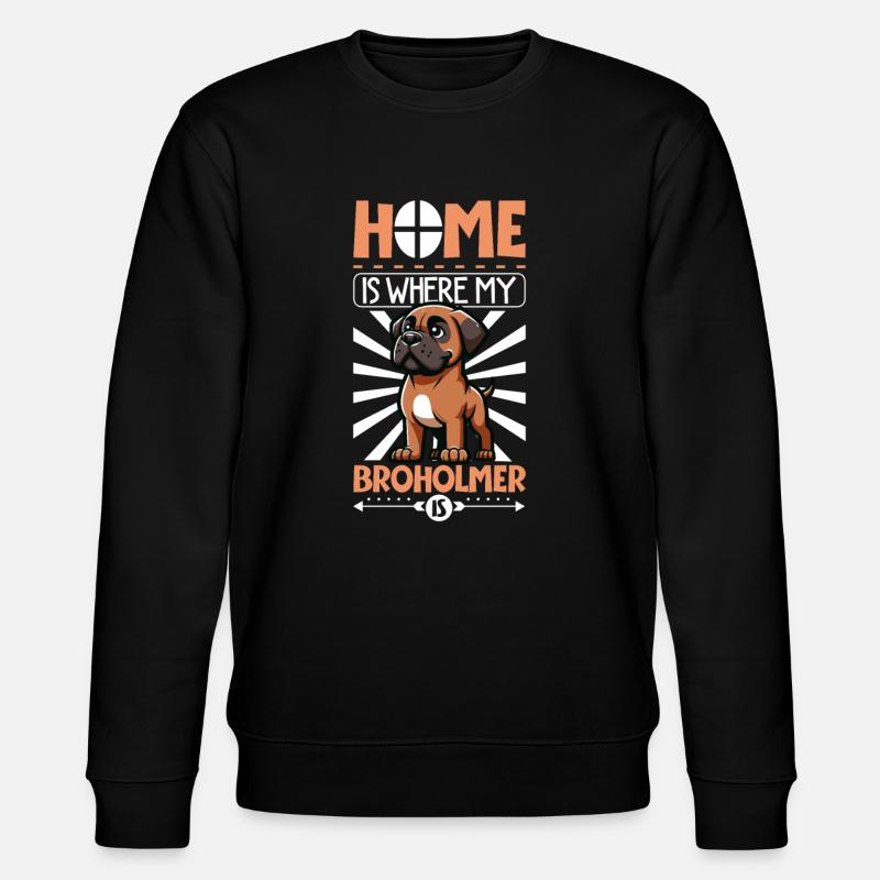 Home - Broholmer - Stanley/Stella CHANGER Unisex Organic Sweatshirt - black