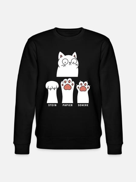Stone Paper Scissors - Stanley/Stella CHANGER Unisex Organic Sweatshirt - black