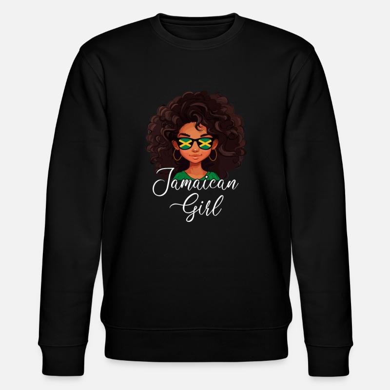 Drapeau jamaïcain Jamaïque - Sweat bio CHANGER Stanley/Stella Unisexe - noir