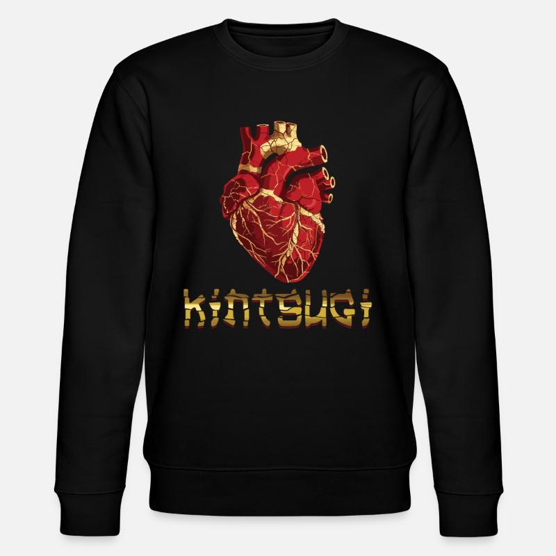 Kintsugi Kintsukuroi Japon imparfait - Sweat bio CHANGER Stanley/Stella Unisexe - noir