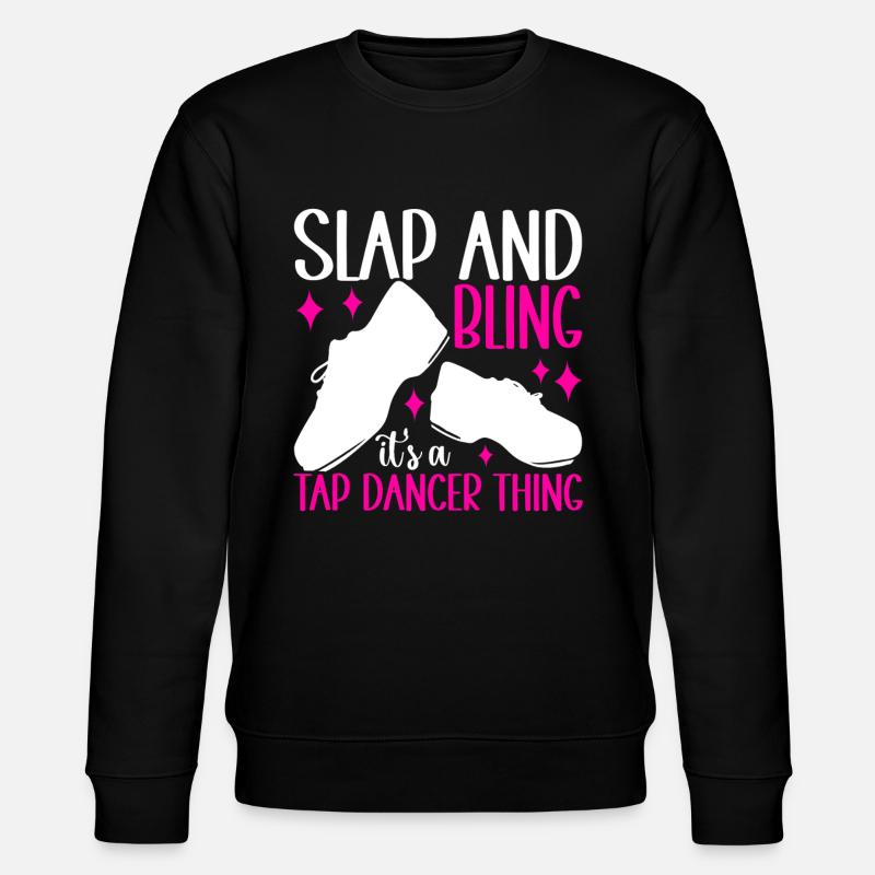 Stepptanz Stepptänzer - Stanley/Stella Unisex Bio-Sweatshirt CHANGER  - Schwarz