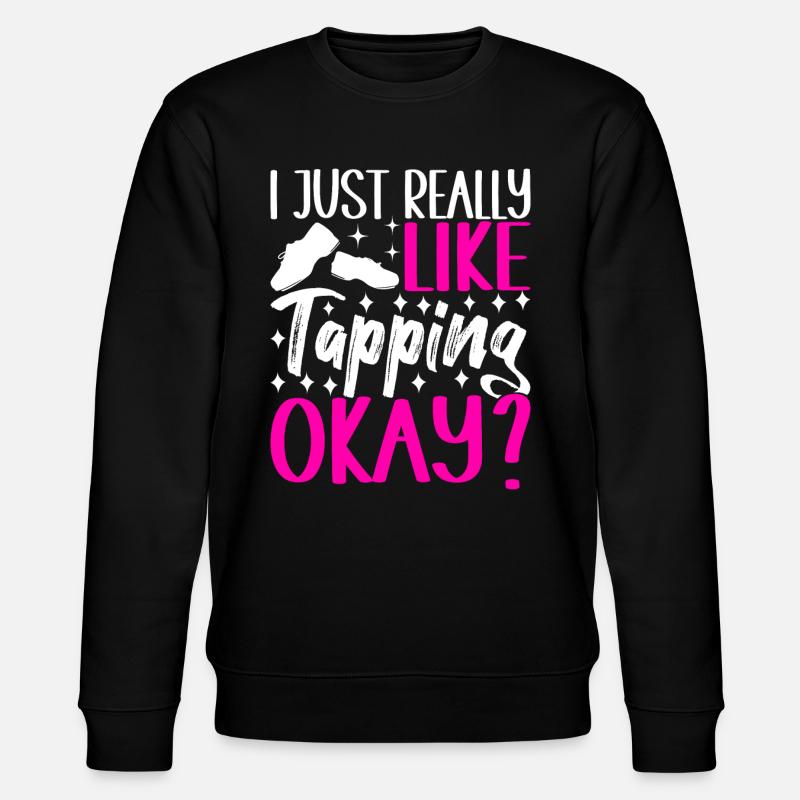 Stepptanz Stepptänzer - Stanley/Stella Unisex Bio-Sweatshirt CHANGER - Schwarz