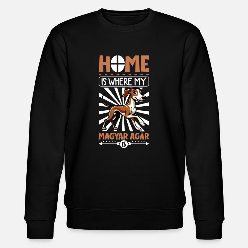 Home - Magyar Agár - Stanley/Stella CHANGER Unisex Organic Sweatshirt - black