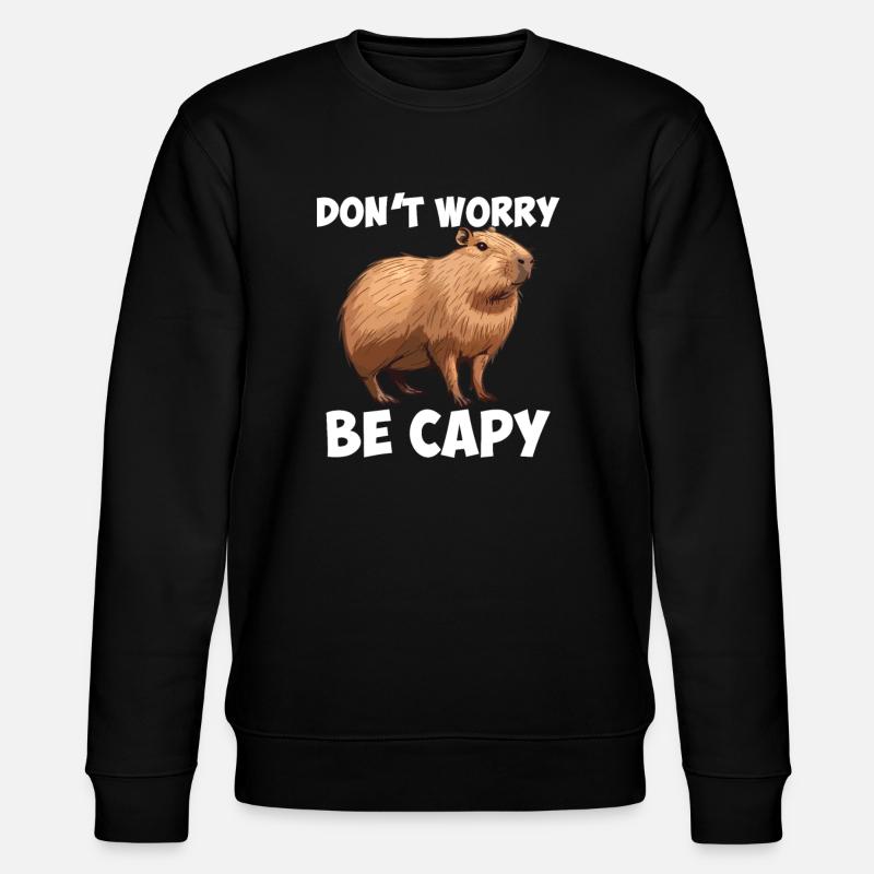 Capybara be capy - Sweat bio CHANGER Stanley/Stella Unisexe - noir