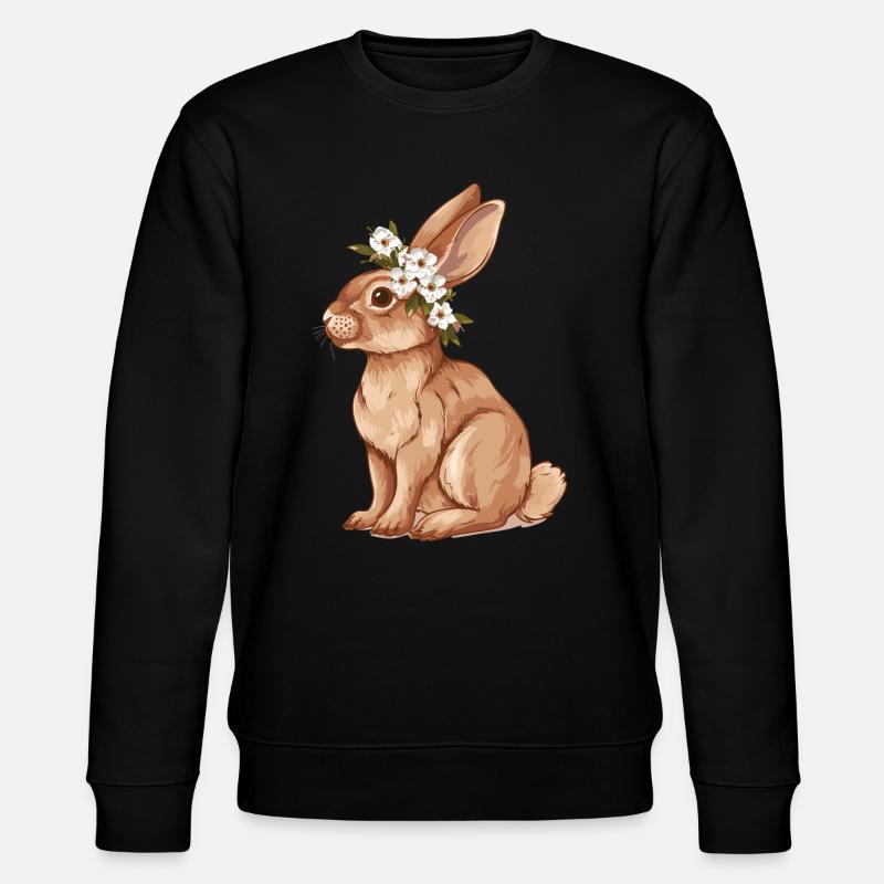 Easter Eostre Pagan Spring - Stanley/Stella CHANGER Unisex Organic Sweatshirt - black
