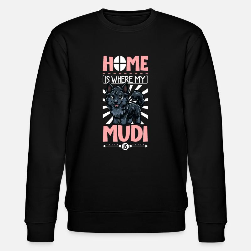 Zuhause - Mudi - Stanley/Stella Unisex Bio-Sweatshirt CHANGER  - Schwarz