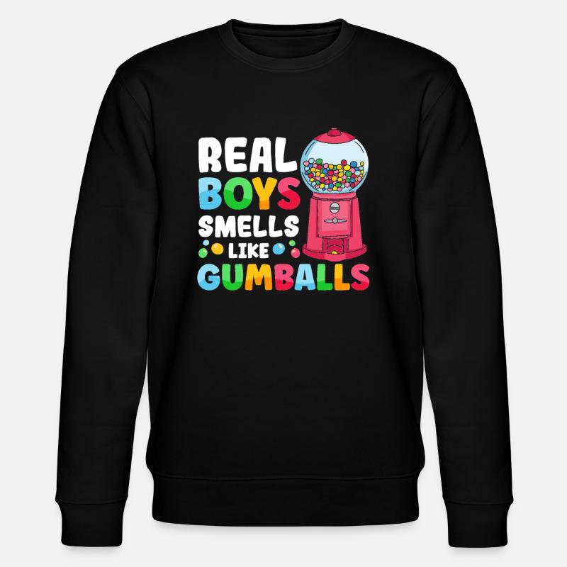 Funny chewing gum machine - Stanley/Stella CHANGER Unisex Organic Sweatshirt - black