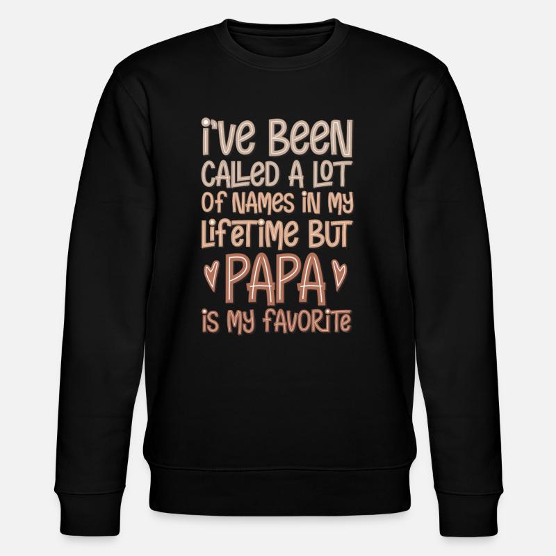 On m’a appelé papa - Sweat bio CHANGER Stanley/Stella Unisexe - noir
