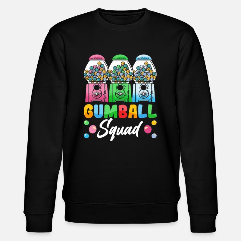 Funny chewing gum machine - Stanley/Stella CHANGER Unisex Organic Sweatshirt - black