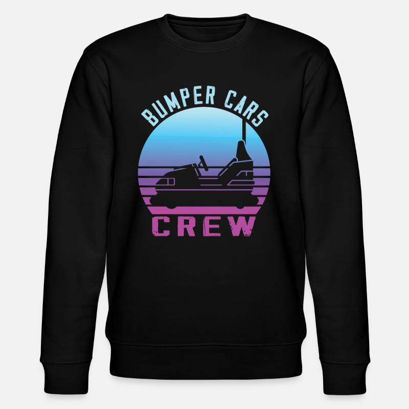 Freizeitpark Kirmes Rummel Autoscooter - Stanley/Stella Unisex Bio-Sweatshirt CHANGER  - Schwarz
