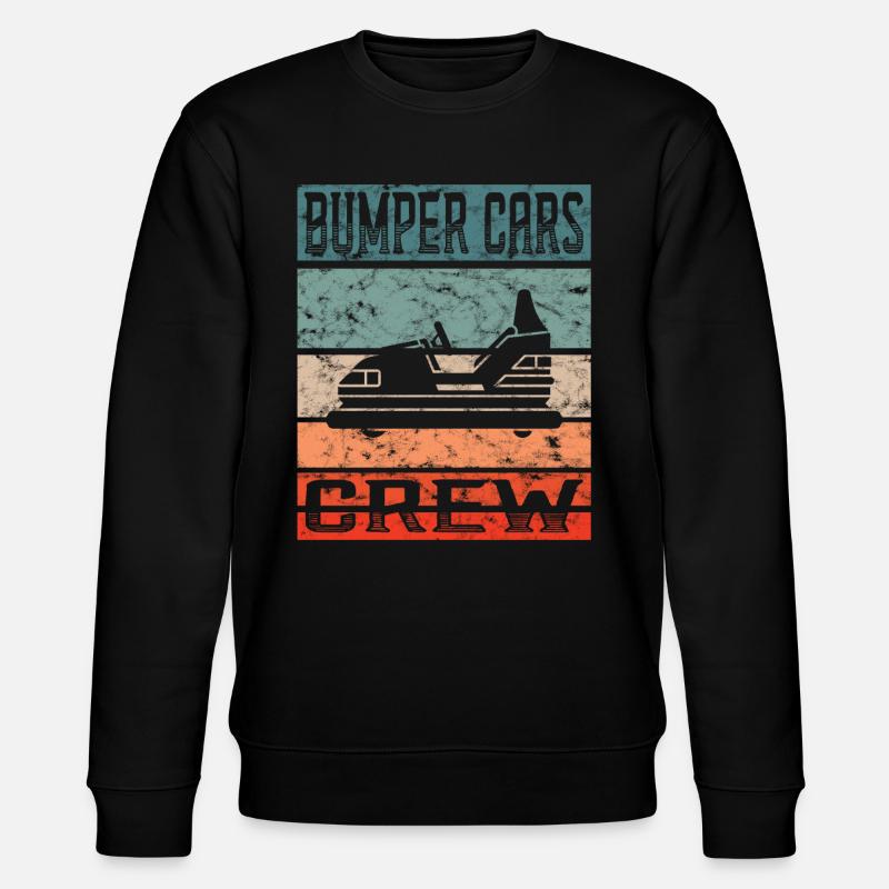 Freizeitpark Kirmes Rummel Autoscooter - Stanley/Stella Unisex Bio-Sweatshirt CHANGER - Schwarz