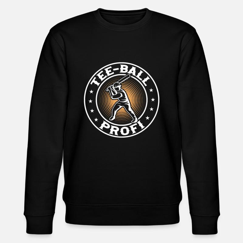 Teeball Player - Tee-ball Professional - Stanley/Stella CHANGER Unisex Organic Sweatshirt - black