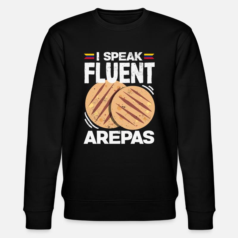 Arepas Colombien Venezuela Nourriture - Sweat bio CHANGER Stanley/Stella Unisexe - noir