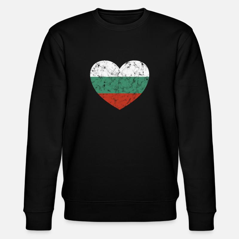 Cœur de Bulgarie - Sweat bio CHANGER Stanley/Stella Unisexe - noir