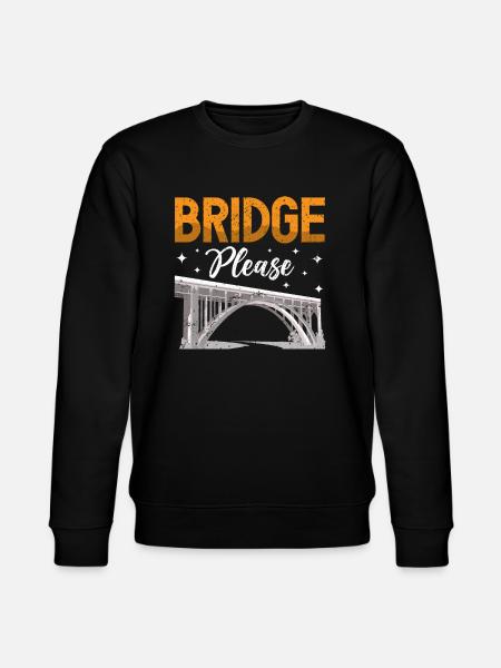 Bridge Construction and Bridge Engineer - Stanley/Stella CHANGER Unisex Organic Sweatshirt - black