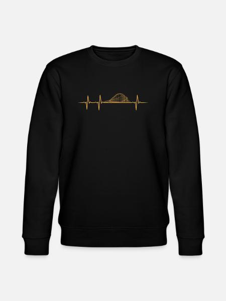 forecast Roller Coaster rollercoaster - Stanley/Stella CHANGER Unisex Organic Sweatshirt - black