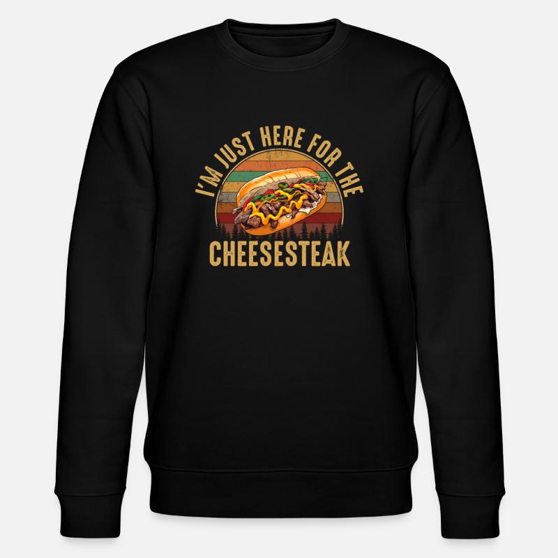 Philly Cheesesteak apparel - Stanley/Stella CHANGER Unisex Organic Sweatshirt - black