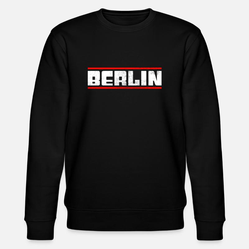 Berlin - Sweat bio CHANGER Stanley/Stella Unisexe - noir