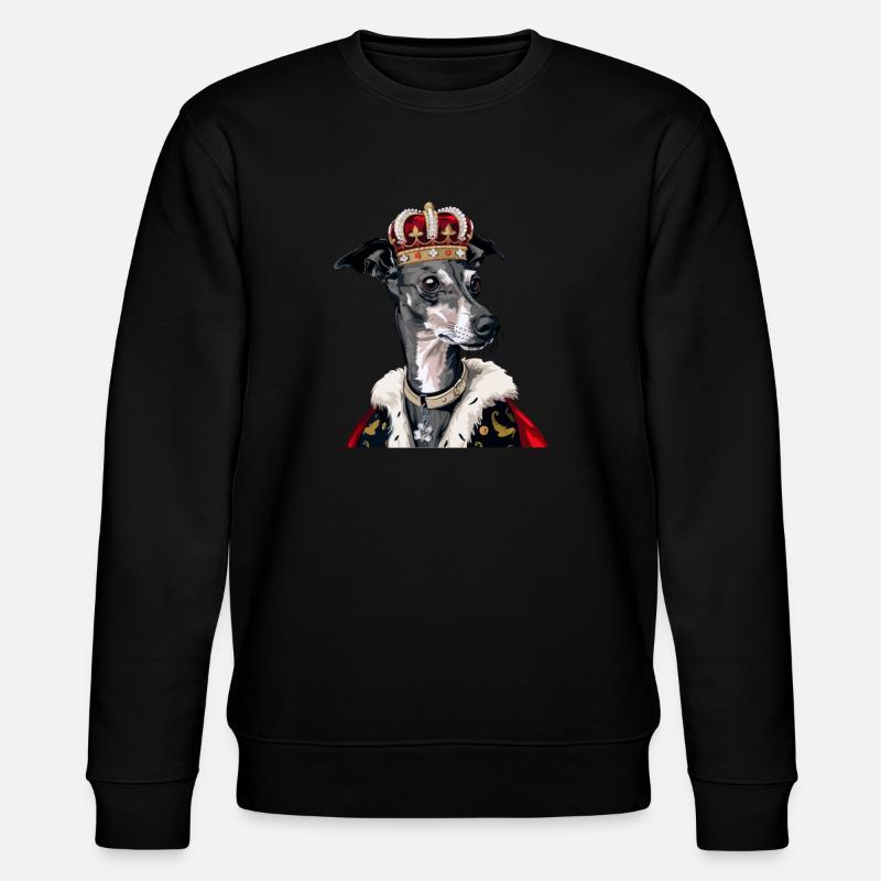 whippet dog - Stanley/Stella Unisex Bio-Sweatshirt CHANGER  - Schwarz