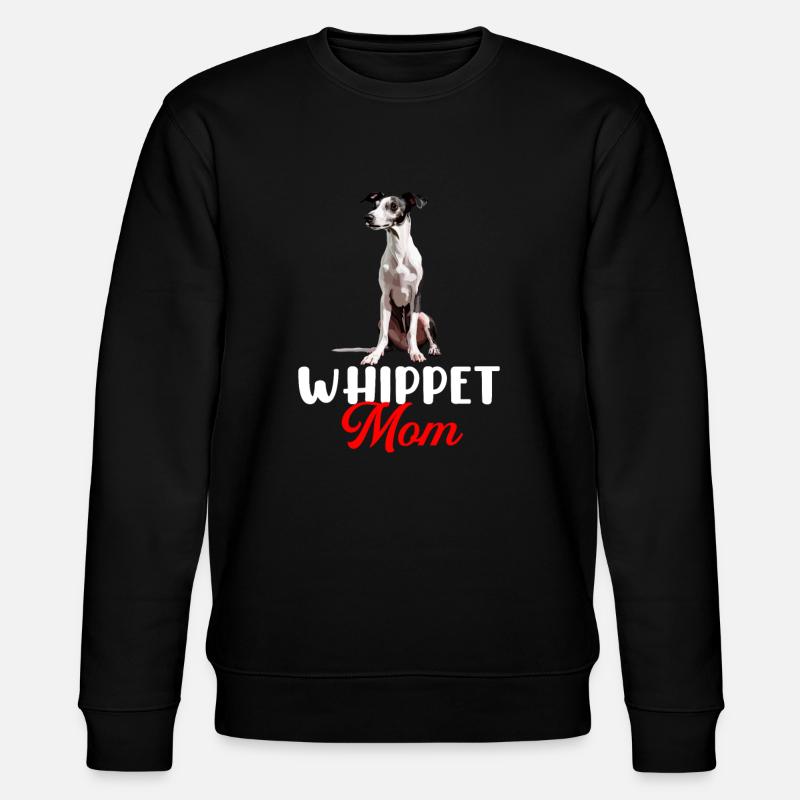 Chien Whippet - Sweat bio CHANGER Stanley/Stella Unisexe - noir