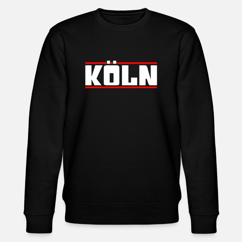 Köln - Stanley/Stella Unisex Bio-Sweatshirt CHANGER  - Schwarz