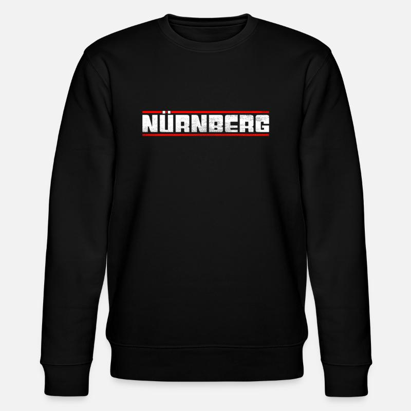 Nürnberg - Stanley/Stella Unisex Bio-Sweatshirt CHANGER  - Schwarz