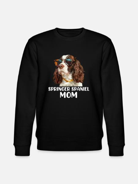 Springer Spaniel - Stanley/Stella CHANGER Unisex Organic Sweatshirt - black