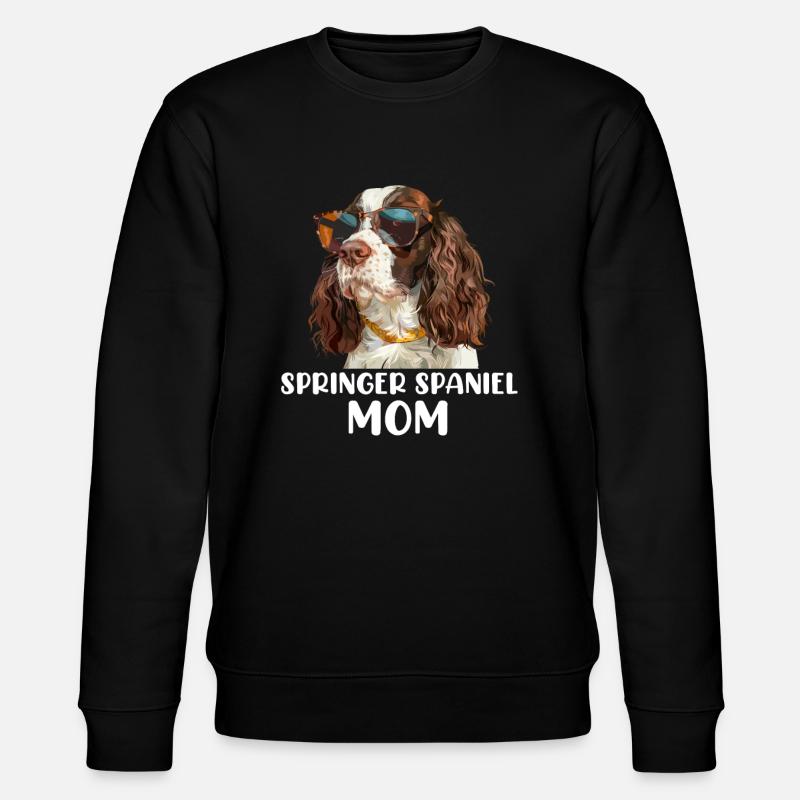 Springer Spaniel - Stanley/Stella CHANGER Unisex Organic Sweatshirt - black