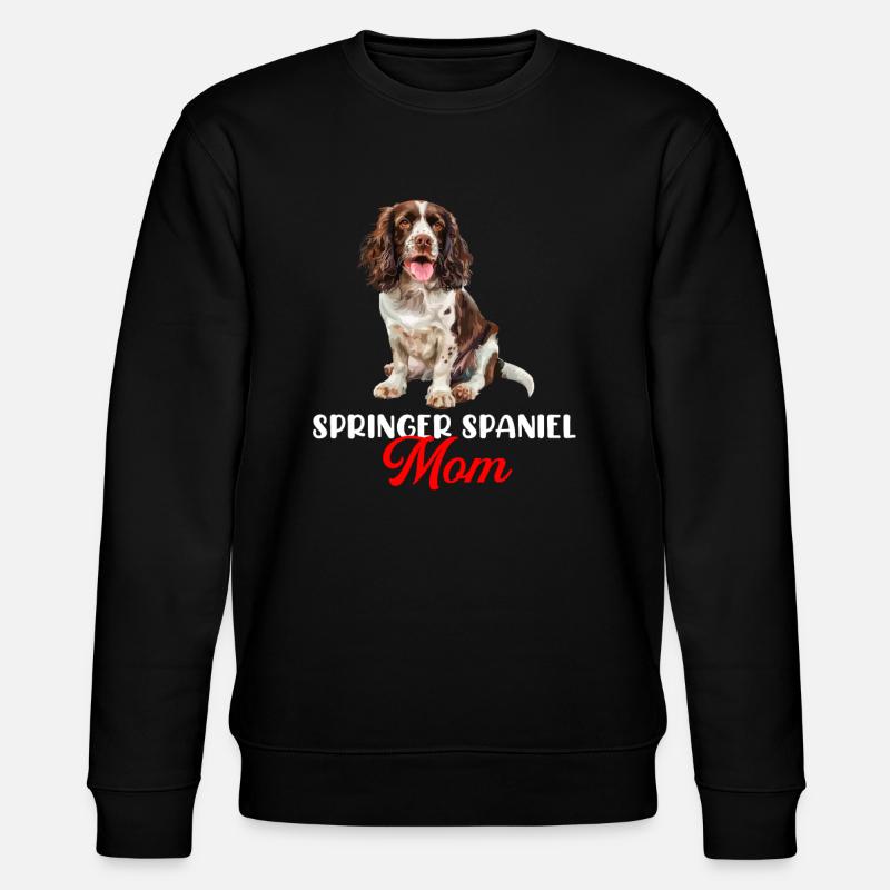 Springer Spaniel - Stanley/Stella CHANGER Unisex Organic Sweatshirt - black