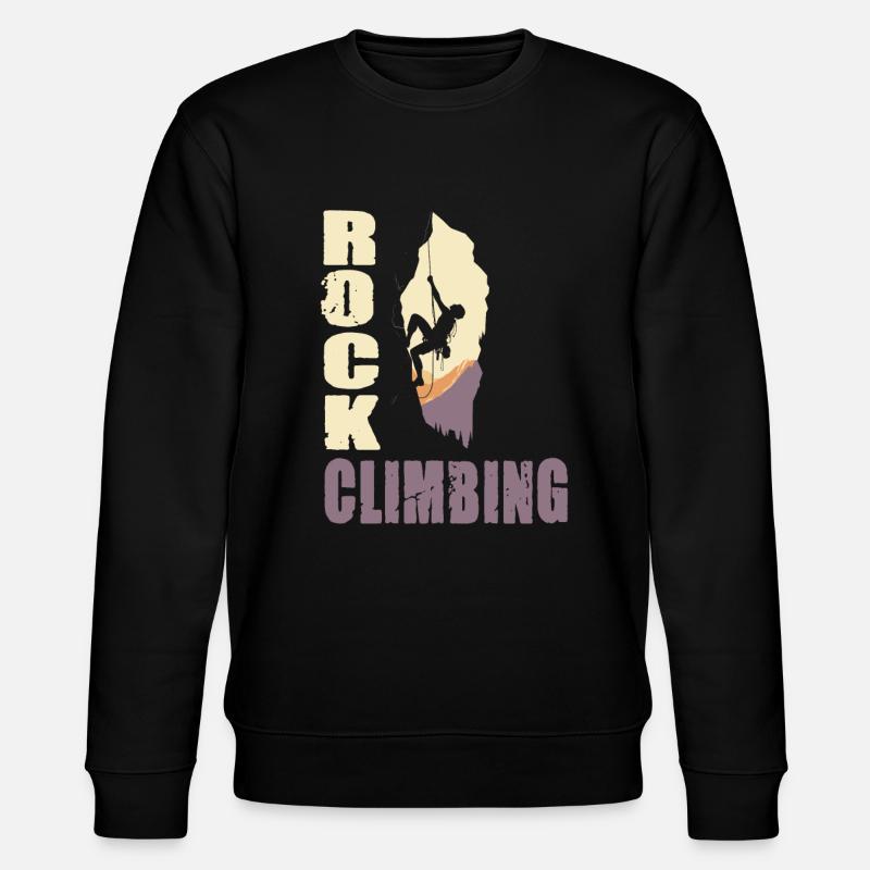Rock Climbing - Stanley/Stella Unisex Bio-Sweatshirt CHANGER - Schwarz
