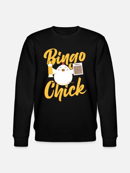 Bingo Player Chicken Girl Bingo - Stanley/Stella CHANGER Unisex Organic Sweatshirt - black