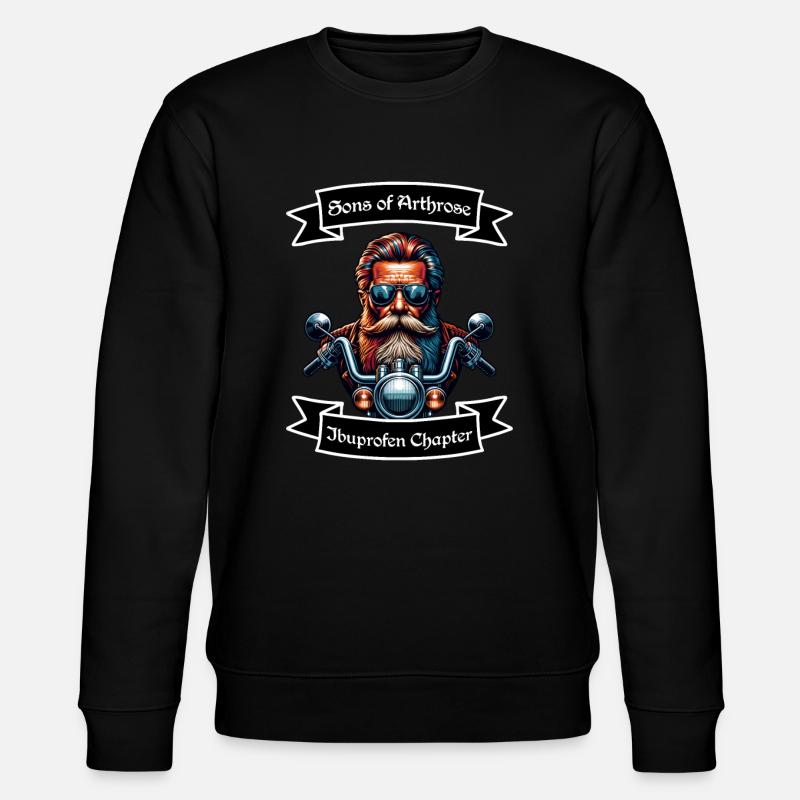 Sons of Arthrose - Ibuprofen Chapter - Stanley/Stella Unisex Bio-Sweatshirt CHANGER  - Schwarz