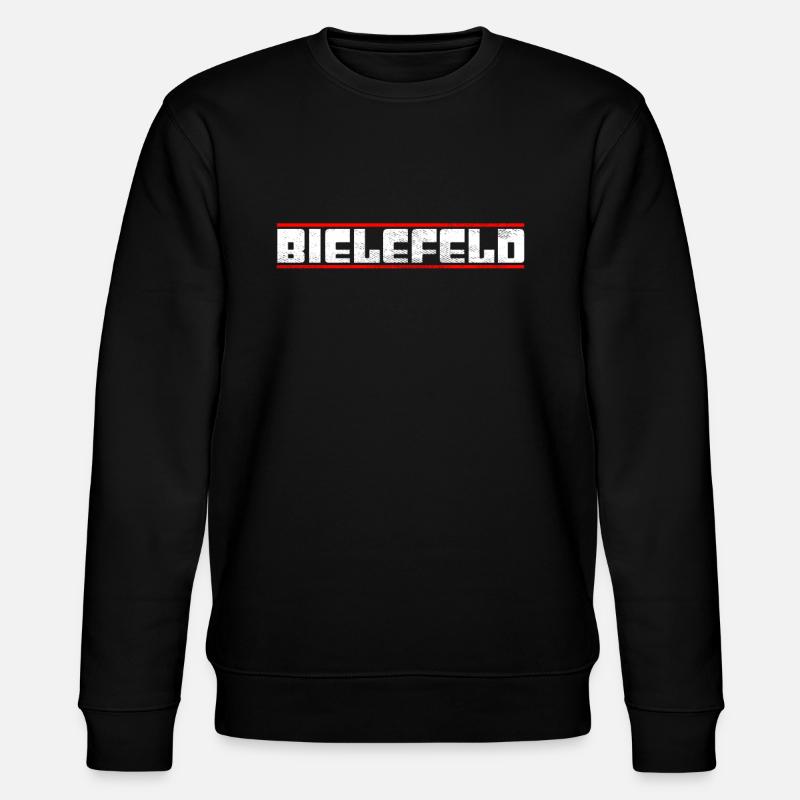 Bielefeld - Stanley/Stella Unisex Bio-Sweatshirt CHANGER  - Schwarz
