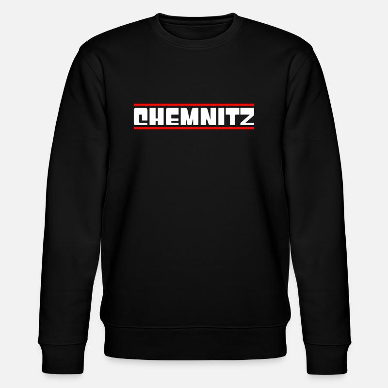 Chemnitz - Stanley/Stella Unisex Bio-Sweatshirt CHANGER  - Schwarz