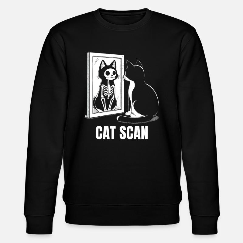 Cat Scan - Stanley/Stella CHANGER Unisex Organic Sweatshirt - black