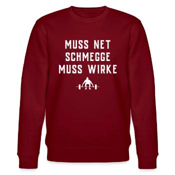 T-shirt de gymnastique drôle de remise en forme Gym d’entraînement - Sweat bio CHANGER Stanley/Stella Unisexe - bordeaux - Devant - Nik (191cm) & Marisol (170cm)