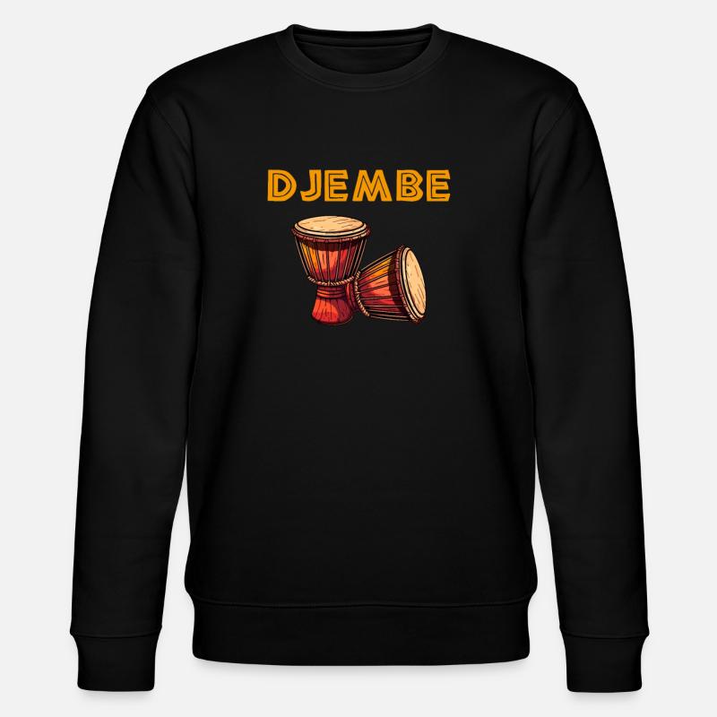 Djembé Tambours Africains - Sweat bio CHANGER Stanley/Stella Unisexe - noir