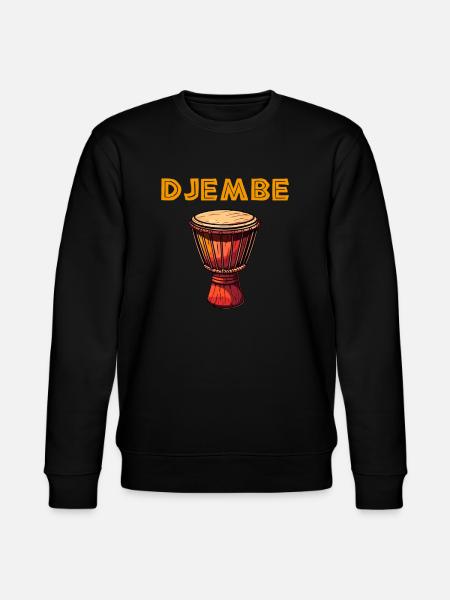 Djembe African Drums - Stanley/Stella CHANGER Unisex Organic Sweatshirt - black
