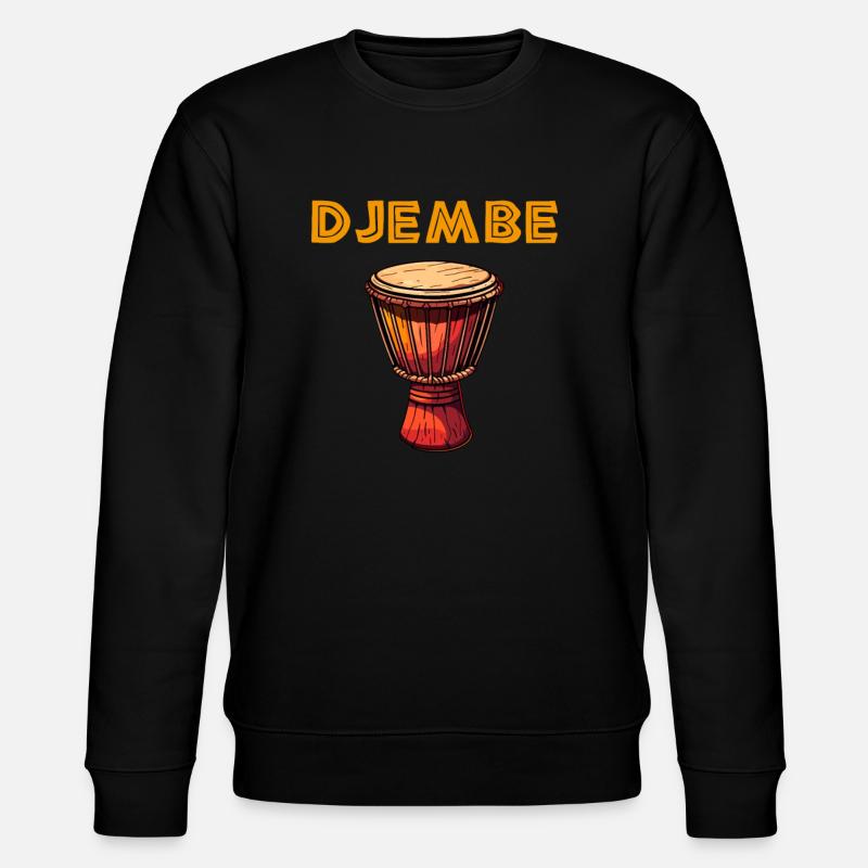 Djembé Tambours Africains - Sweat bio CHANGER Stanley/Stella Unisexe - noir